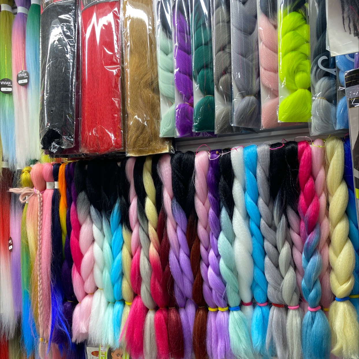 Colorful wig series products
