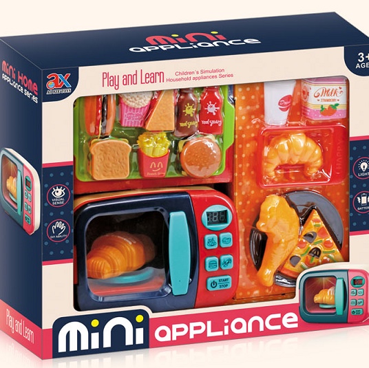 Simulation children play house kitchen toy Boys Girls Cooking set Toy microwave McDonald's set 6730a