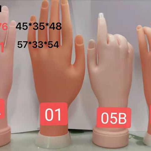 Nail art prosthetic hands, nail art practice hands, nail art practice prosthetic hands, prosthetic hand practice, wholesale of multiple types to choose from