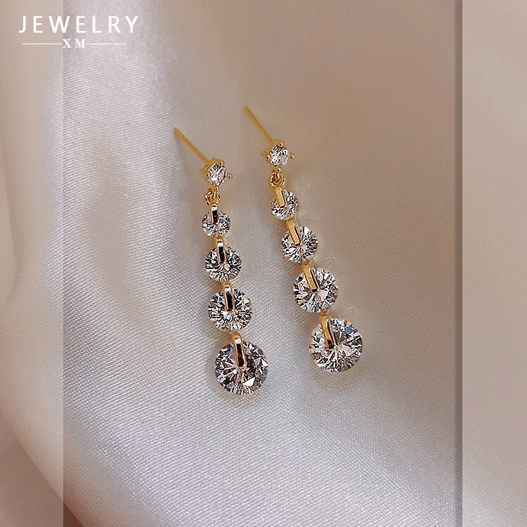 Cuatro pendientes de oro guizhou real