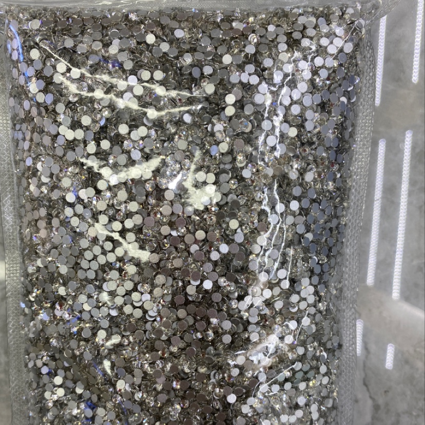 水晶手工钉珠五瓣花服装辅料箱包 鞋子 衣服装 饰布贴手工串珠DIY