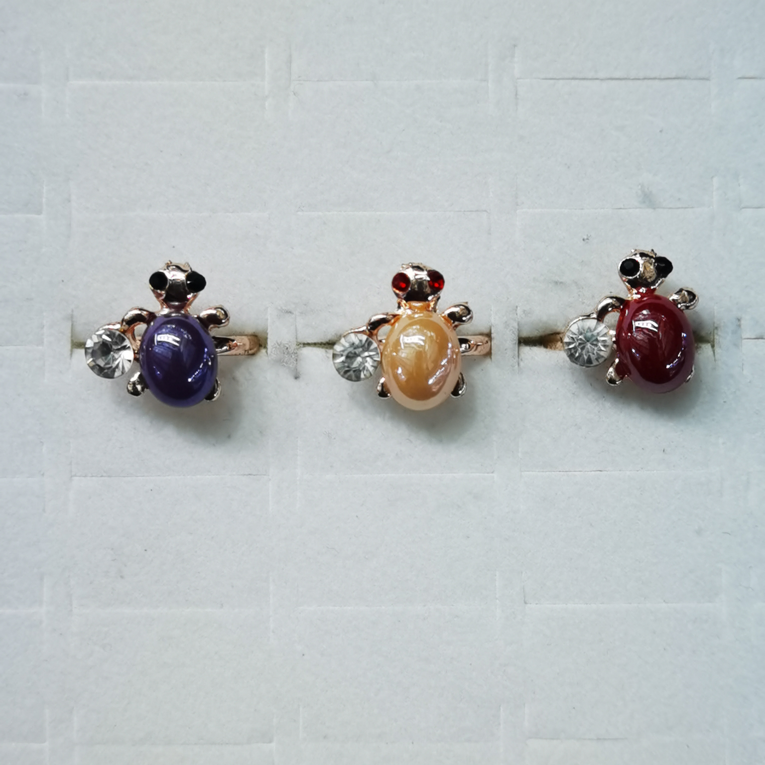 Fashion jewelry, rhinestone ring, Japanese and Korean fashion jewelry 073