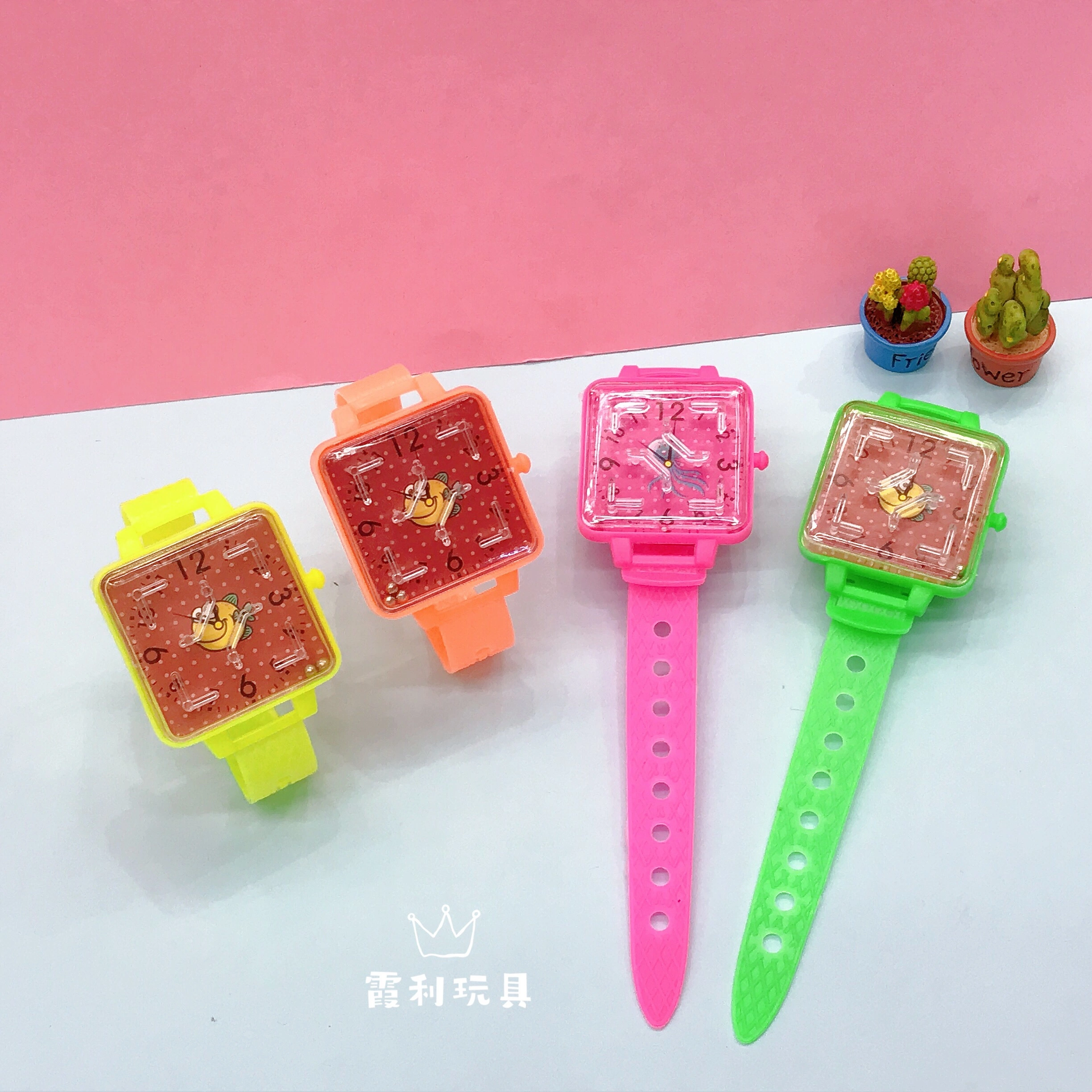 Square maze watch, children's plastic toy, gift gacha detail image 4