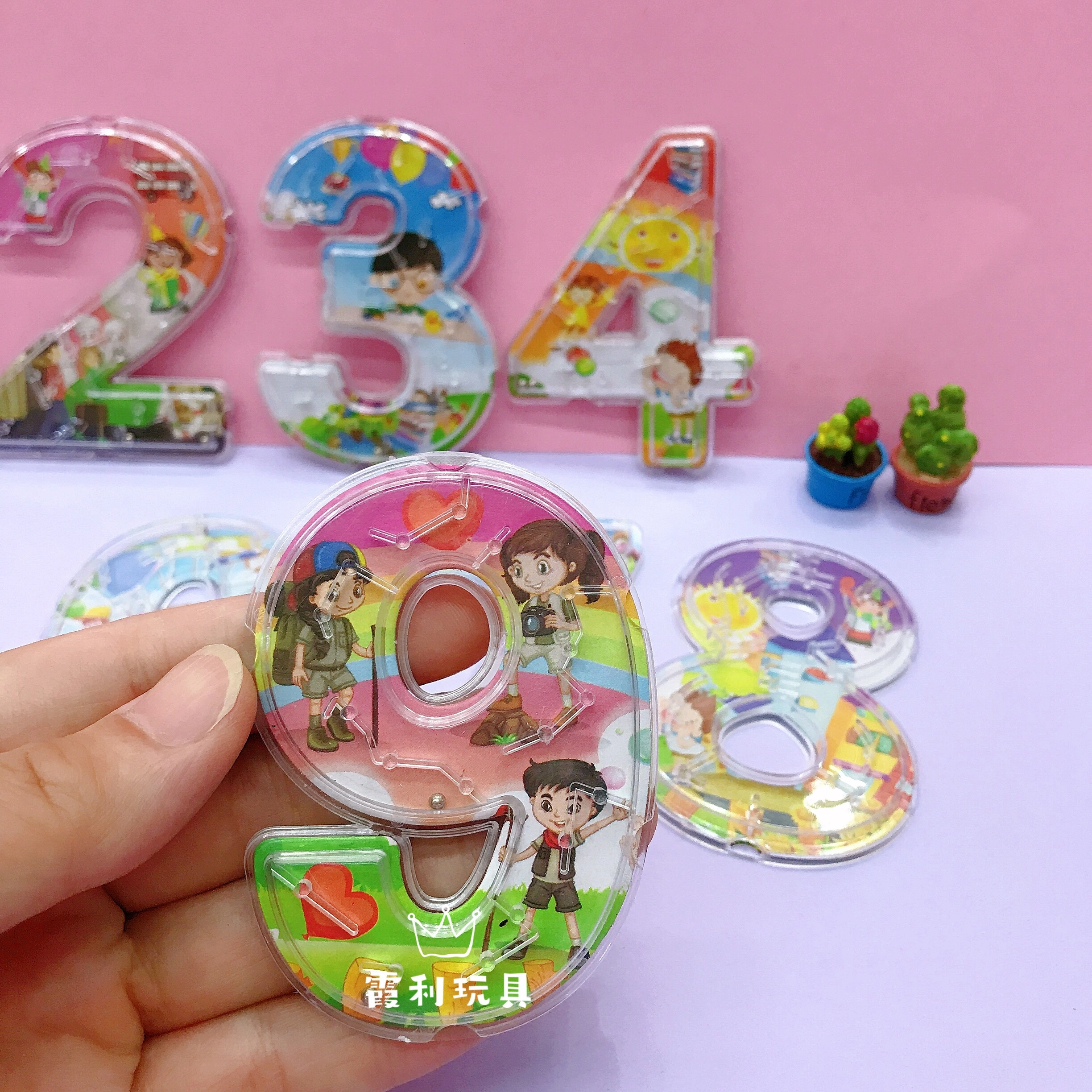 Digital maze educational toy, children's plastic toy, gift detail image 3