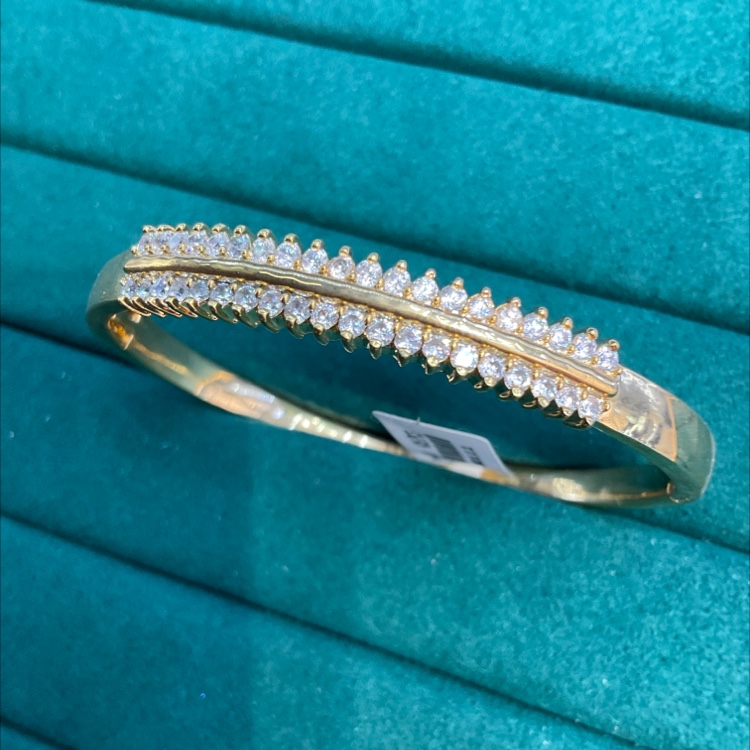 Micro diamond crystal bracelet