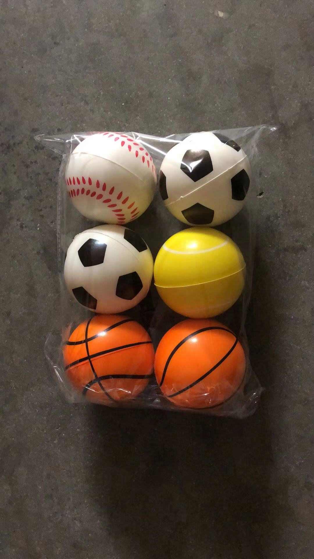 10.0pu ball football small flower digital mixed style, sponge foam elastic ball children's toy, can be mixed with designated patterns Application Scenario