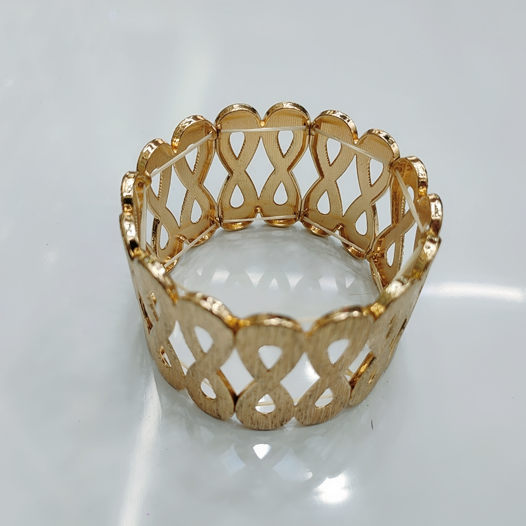 Europe and the United States metal wind wide chain bracelet blogger with a hundred arm bracelet ins bracelet