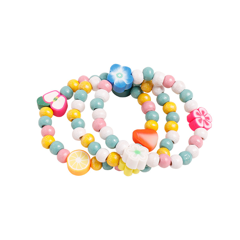 The children's style bracelet is directly supplied by the manufacturer and professionally customized. It is hand-strung and has a variety of shapes Application Scenario