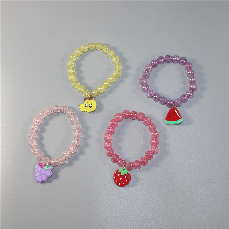 Children's accessories: baby girls, princesses, little girls, cute fruit bead bracelets details Picture