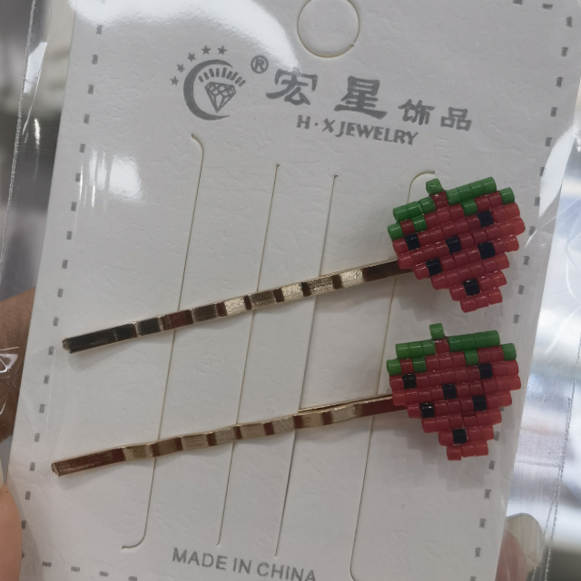 Sparkling diamond one-line hair clip, European and American fashion show, versatile, full diamond bangs clip, popular headwear, side clip hair accessory for women 120