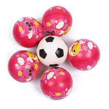 10.0pu球足球小花数字款混款，动物头海绵发泡弹力球小孩玩具，可以指定图案混装