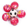 10.0pu球足球小花数字款混款，动物头海绵发泡弹力球小孩玩具，可以指定图案混装图