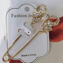 Bow pin sweater jacket accessories