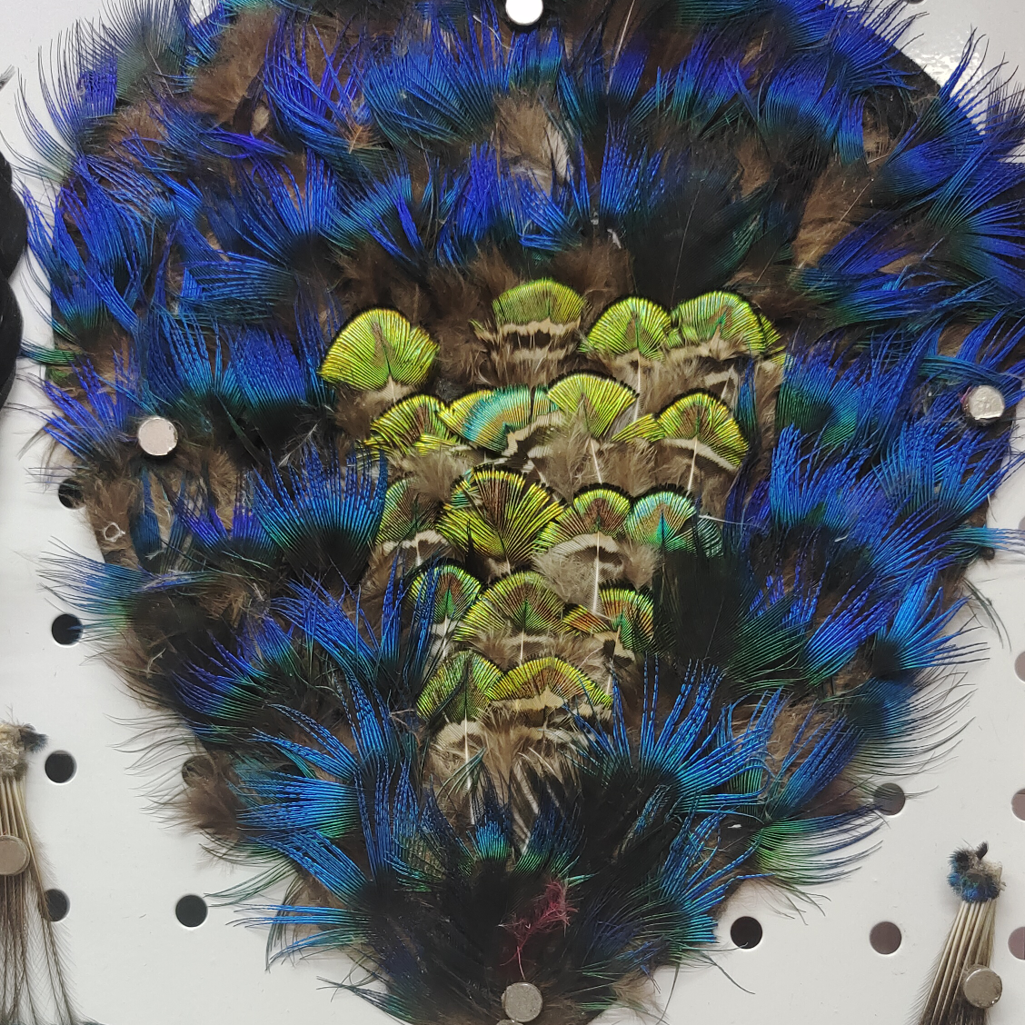Fancy feather placemat