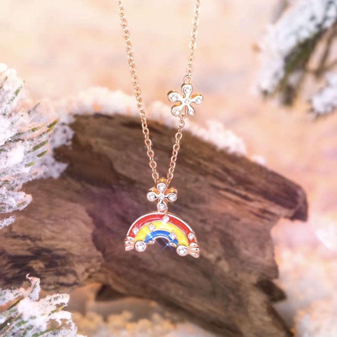 Rainbow necklace