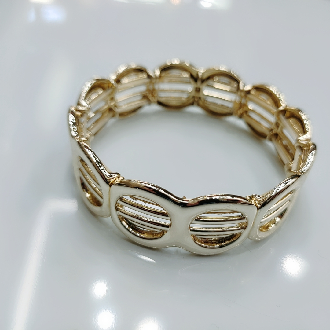 Europe and the United States cold smooth simple design bracelet woman new elastic line bracelet woman