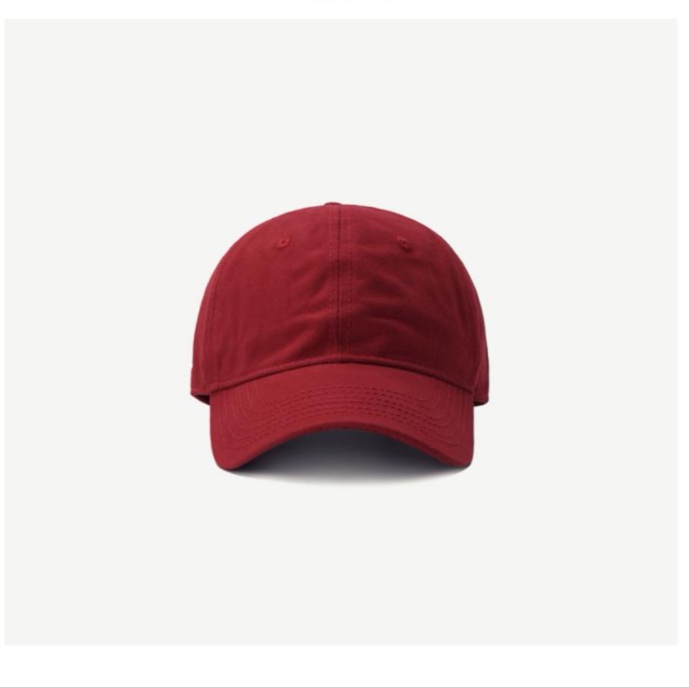 The new Khmer baseball cap is a popular, simple and versatile style. It's a Korean-style casual solid color baseball cap and a men's curved brim cap detail image 2