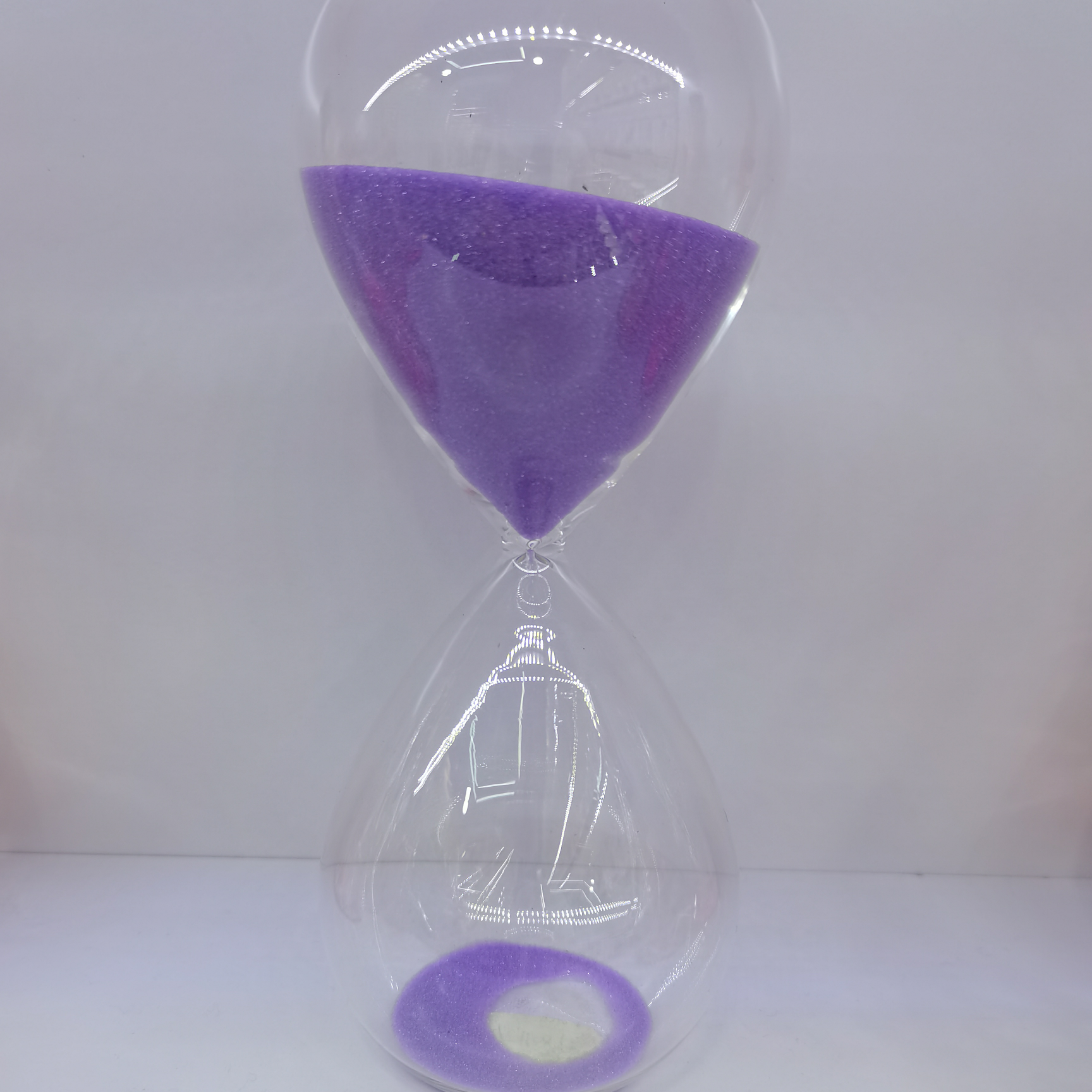 紫色沙漏沙画艺术品创意摆件桌面装饰礼品独特创作收藏
