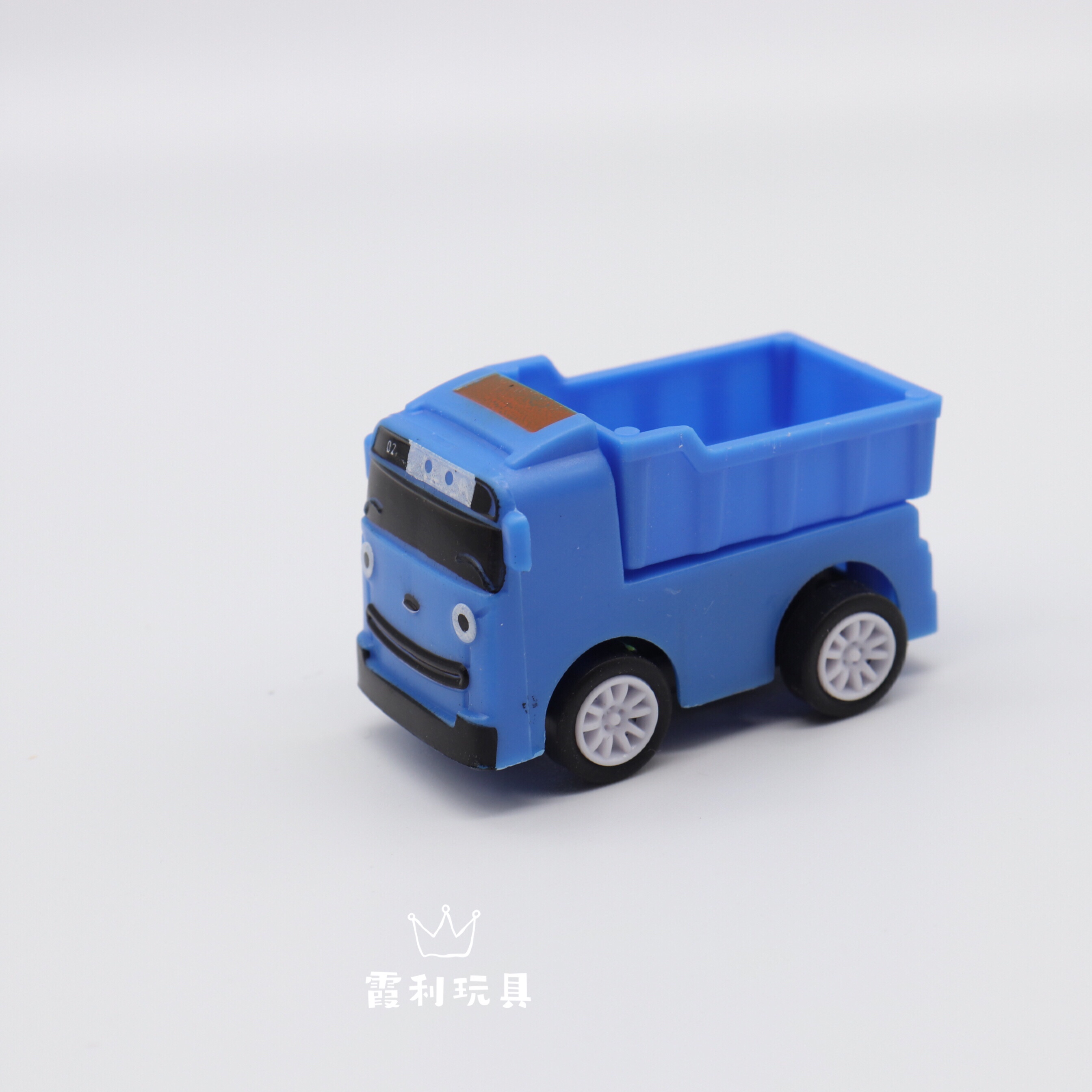 Cartoon dump truck, children's plastic toy giveaway, gacha detail image 4