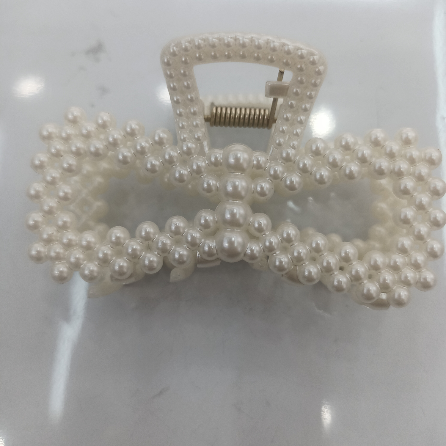 Rice bead square bow tie thumbnail