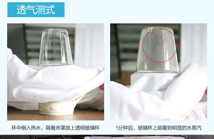 Aliexpress cross-border exclusive waterproof bedspread, high-elasticity brushed cotton-padded Simmons protective cover detail image 15