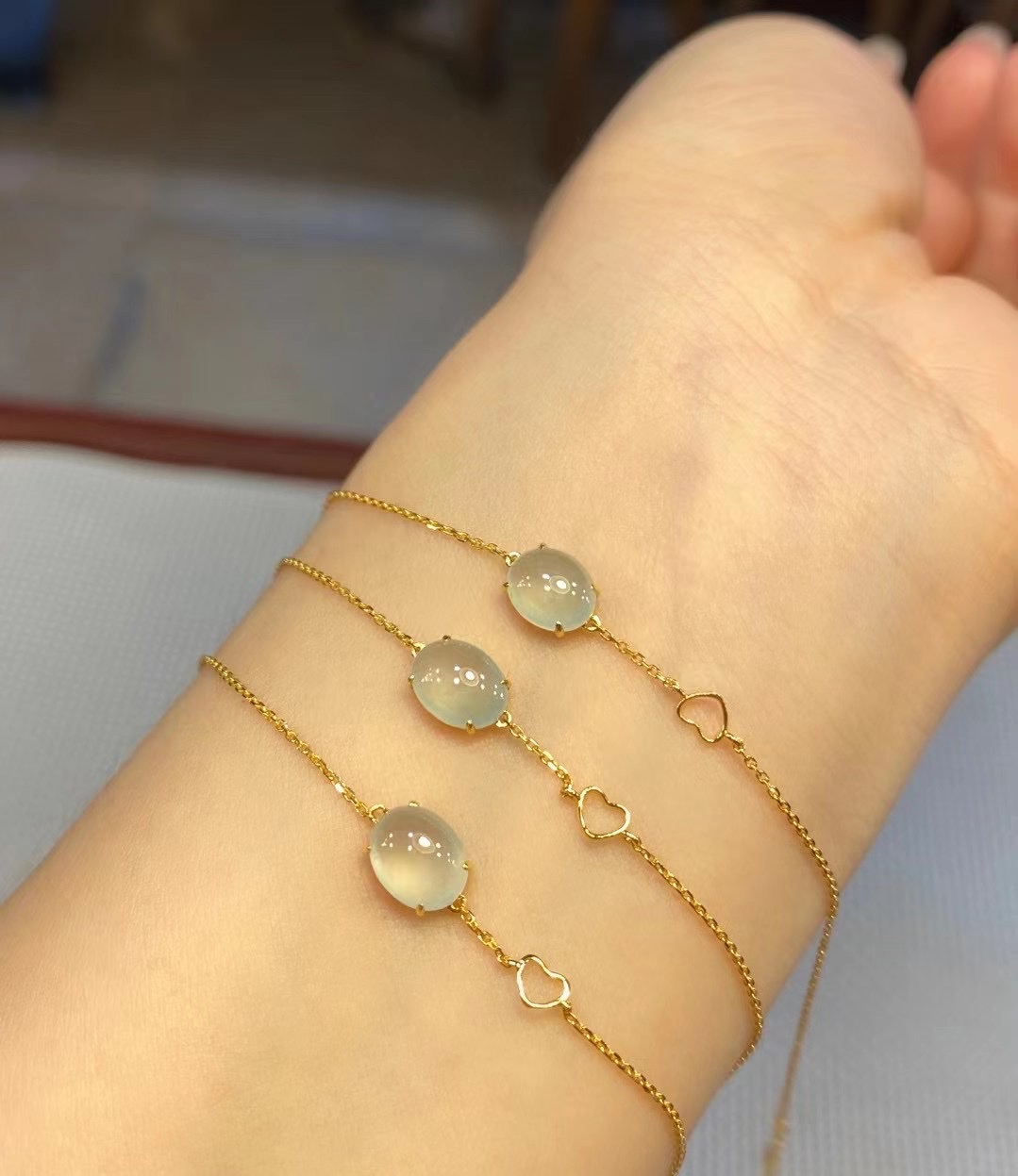 Ice Egg Bracelet New Baoli 080 natural jewelry accessories Specification drawing
