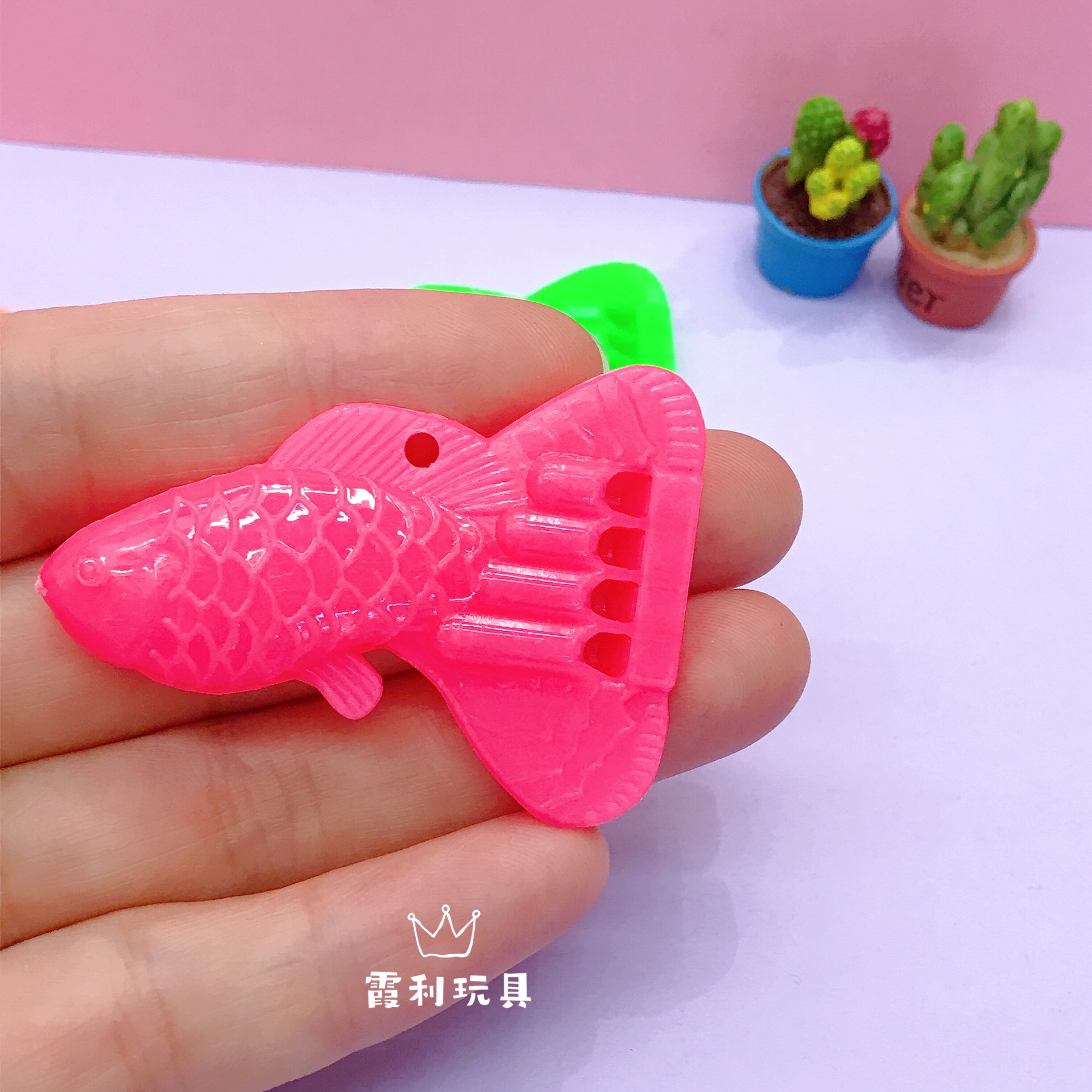 Little Fish harmonica children's plastic toy gift Gacha detail image 3