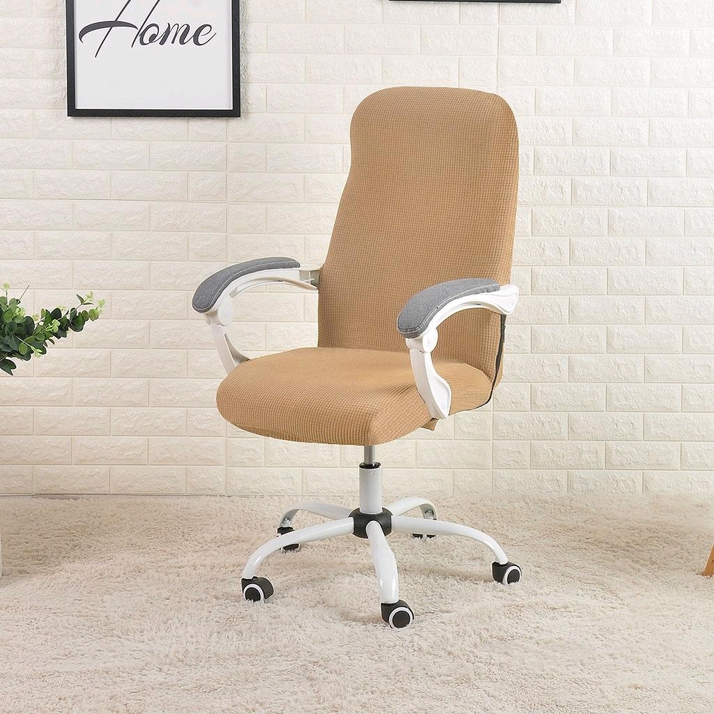 New thickened waterproof elastic corn computer chair cover office all-wrapped swivel chair seat cover 7