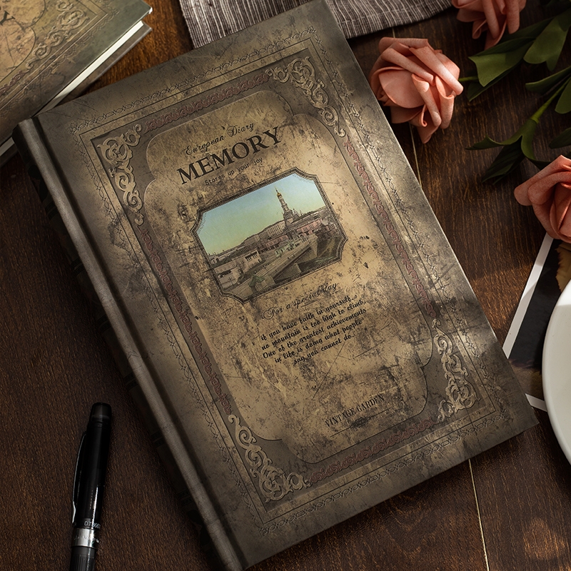 Retro European-style notebook thumbnail