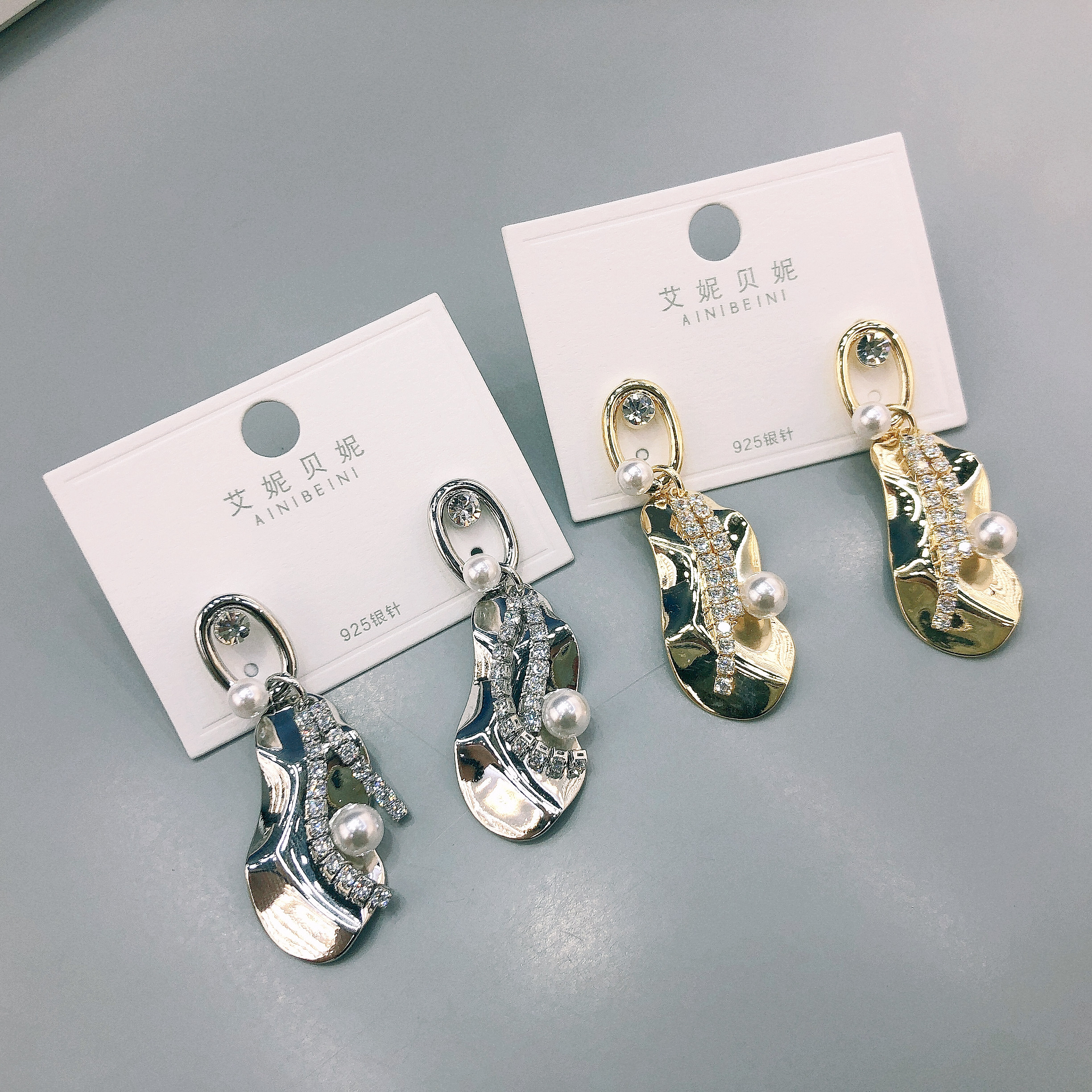 新款气质时尚百搭银针不过敏显脸瘦耳环女耳饰品耳钉巴洛克欧美细节图