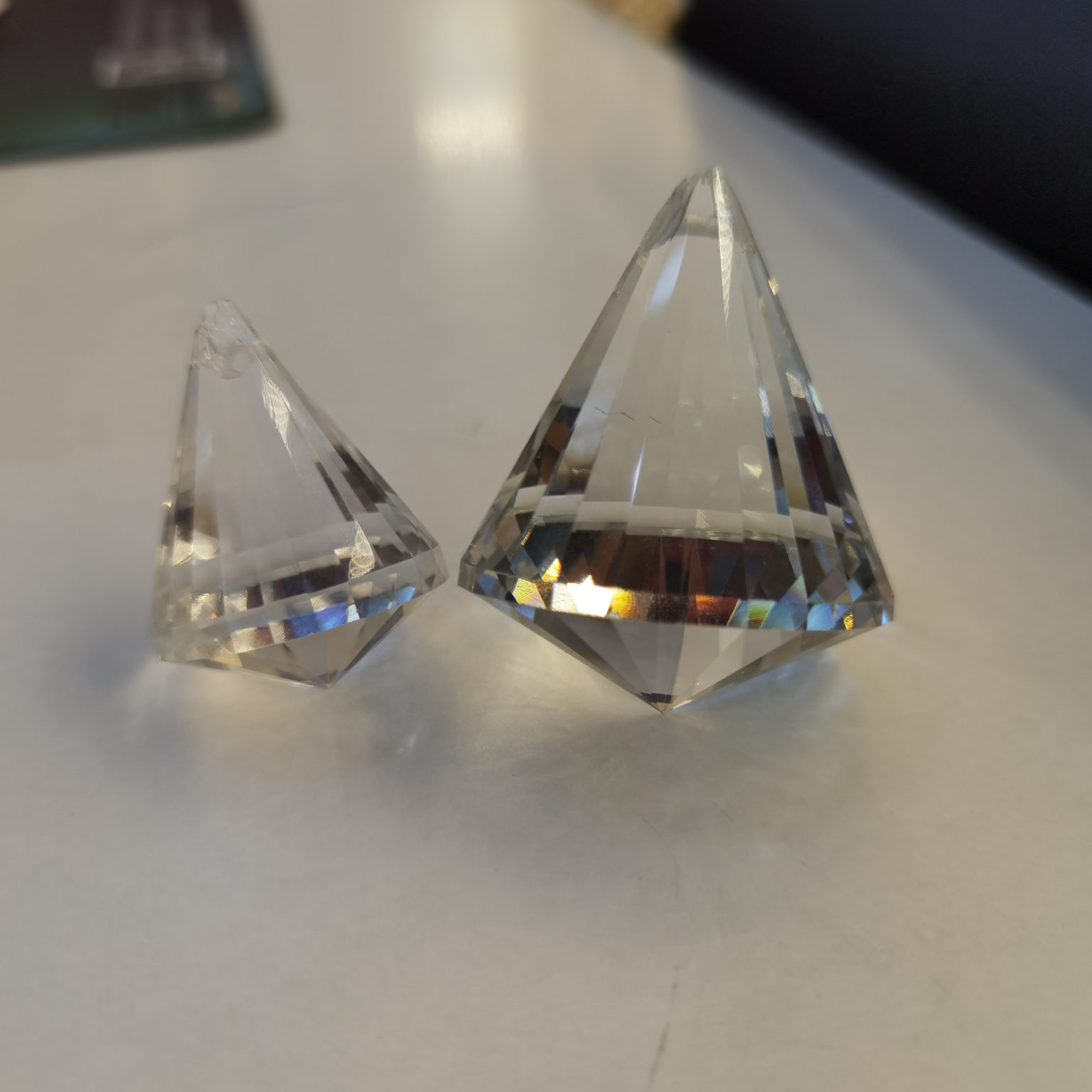 Crystal Diamond Ball Pujiang Factory Direct sales 30mm diamond ball DIY crystal jewelry pendant, crystal lamp hanging piece one minimum 12