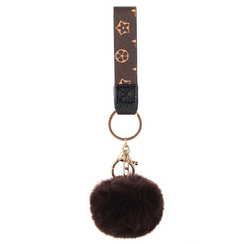 毛球皮的条子，钥匙扣。-81
