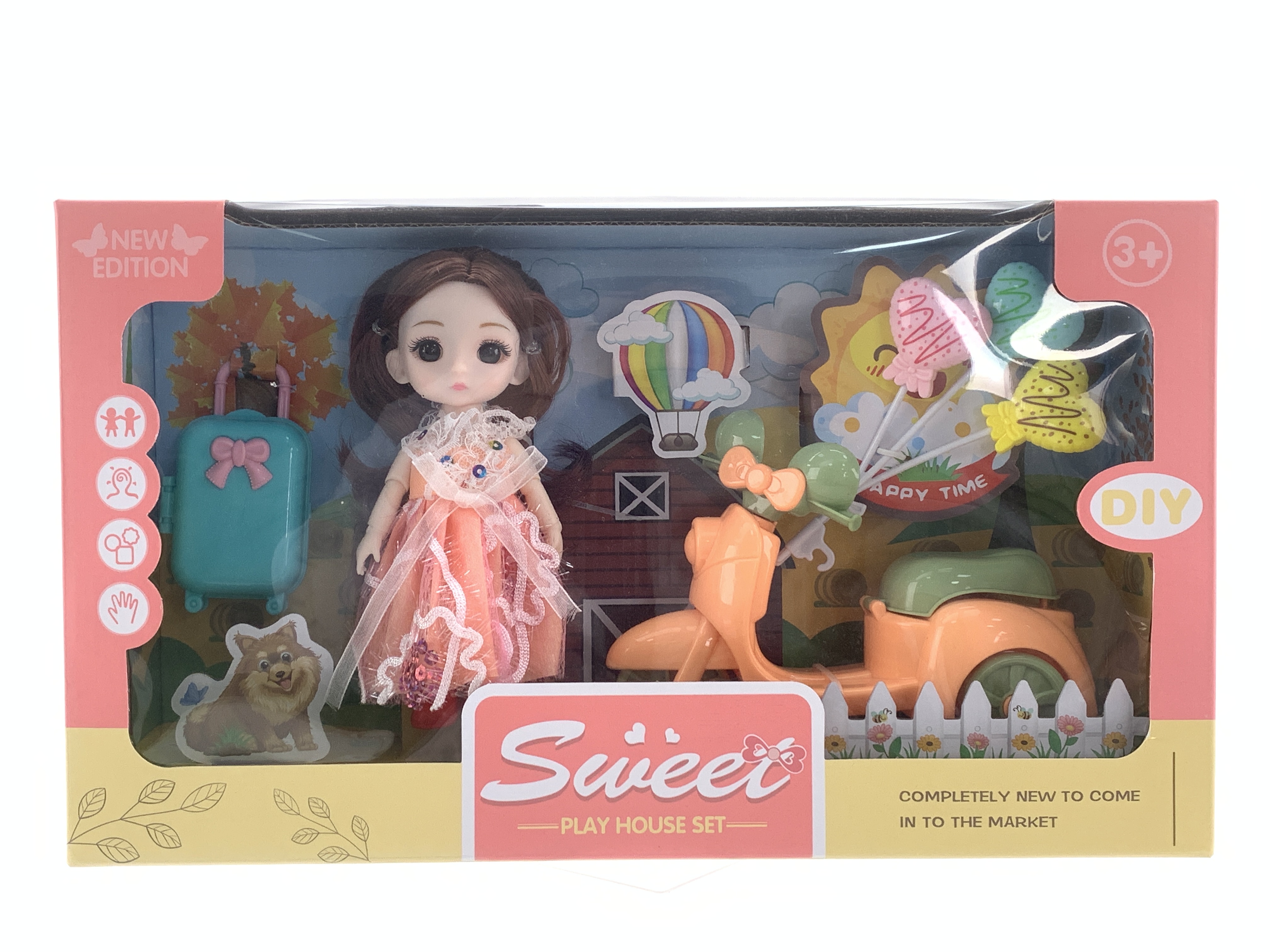 Girls Play House Toys 2021 The Newest Training School Gift Application Scenario