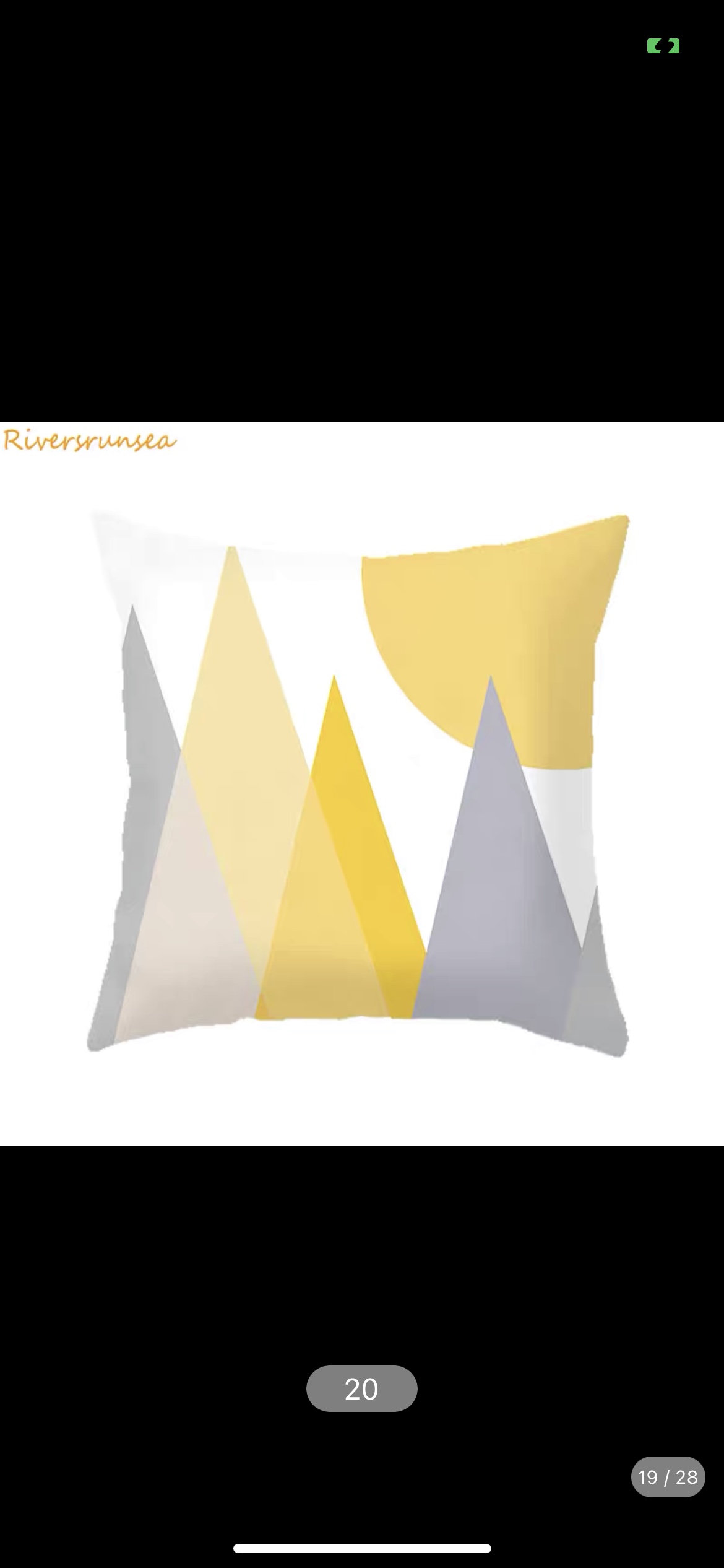 Modern printed throw pillows and cushions detail image 6