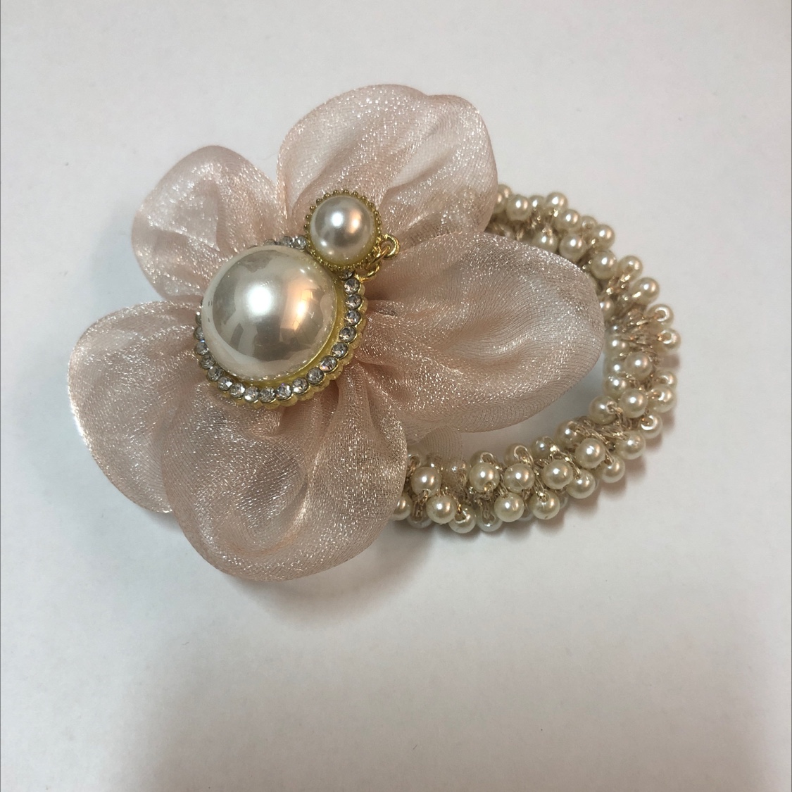 Internet hit sunflower pearl rhinestone pink