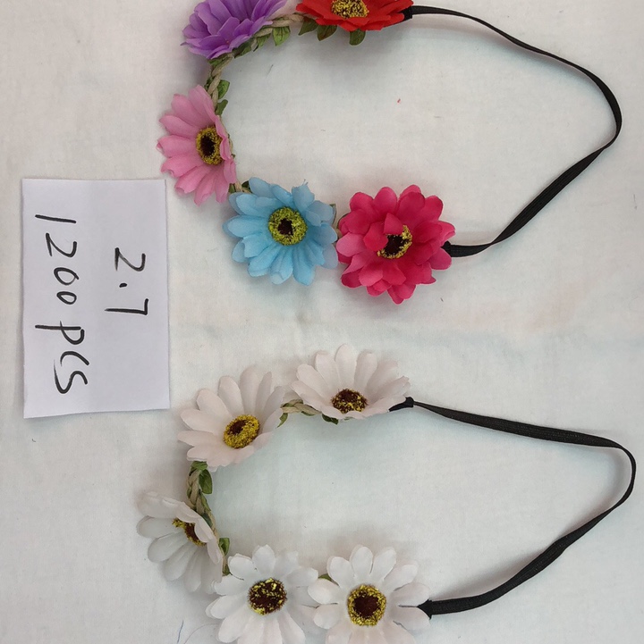 太阳花发带头饰花环，发带、太阳花发带、流行发饰图