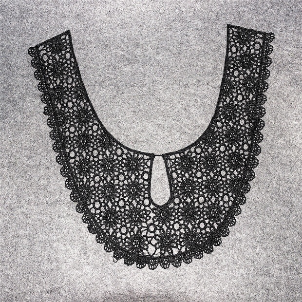 Fake collar Lace Embellishment Fake collar Korean lace everything with woolen collar ladies lace collar 5