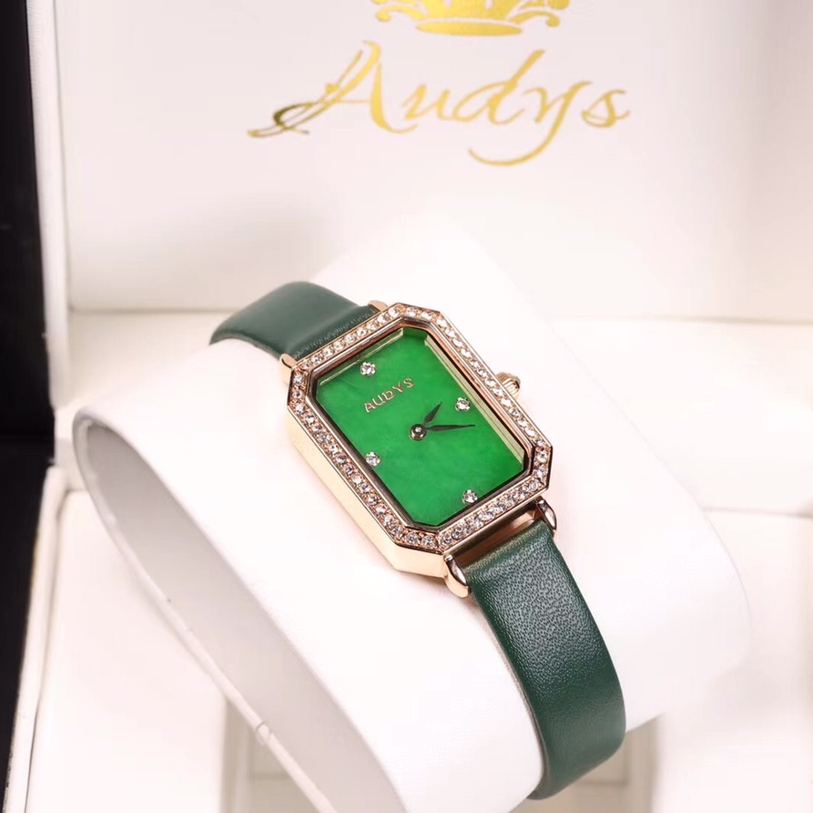 Jade Watch 2 New Poli 075 hot belt women's watch Wine barrel leather retro women's watch fashion waterproof thumbnail