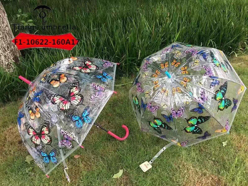 F1-10622-160A17透明蝴蝶环保公主伞详情图7
