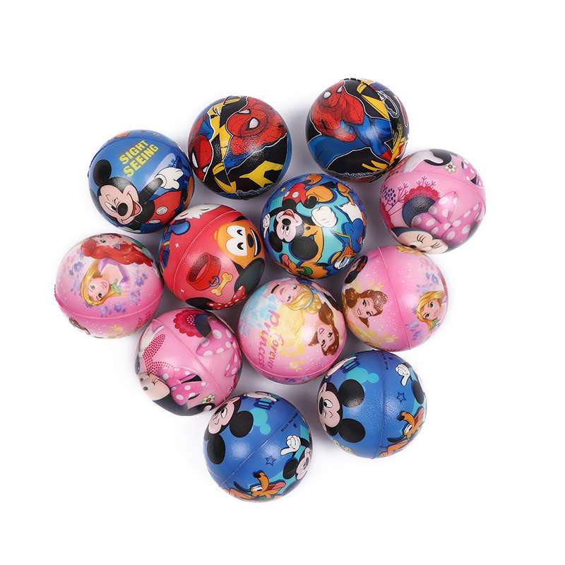10.0pu ball football small flower digital mixed style, sponge foam elastic ball children's toy, can be mixed with designated patterns Specification image