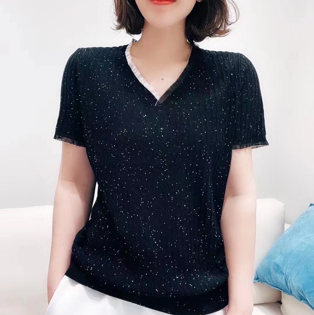 Dot knit top