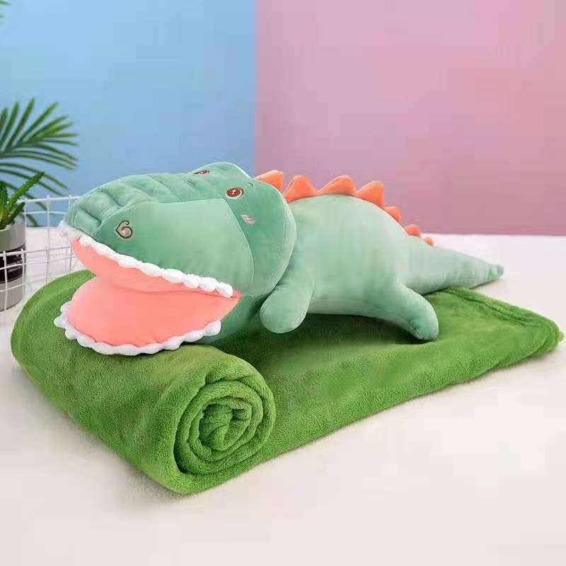 毛绒空调被公仔70CM毯子110X150CM外贸原单婚礼礼品生日礼物详情图2