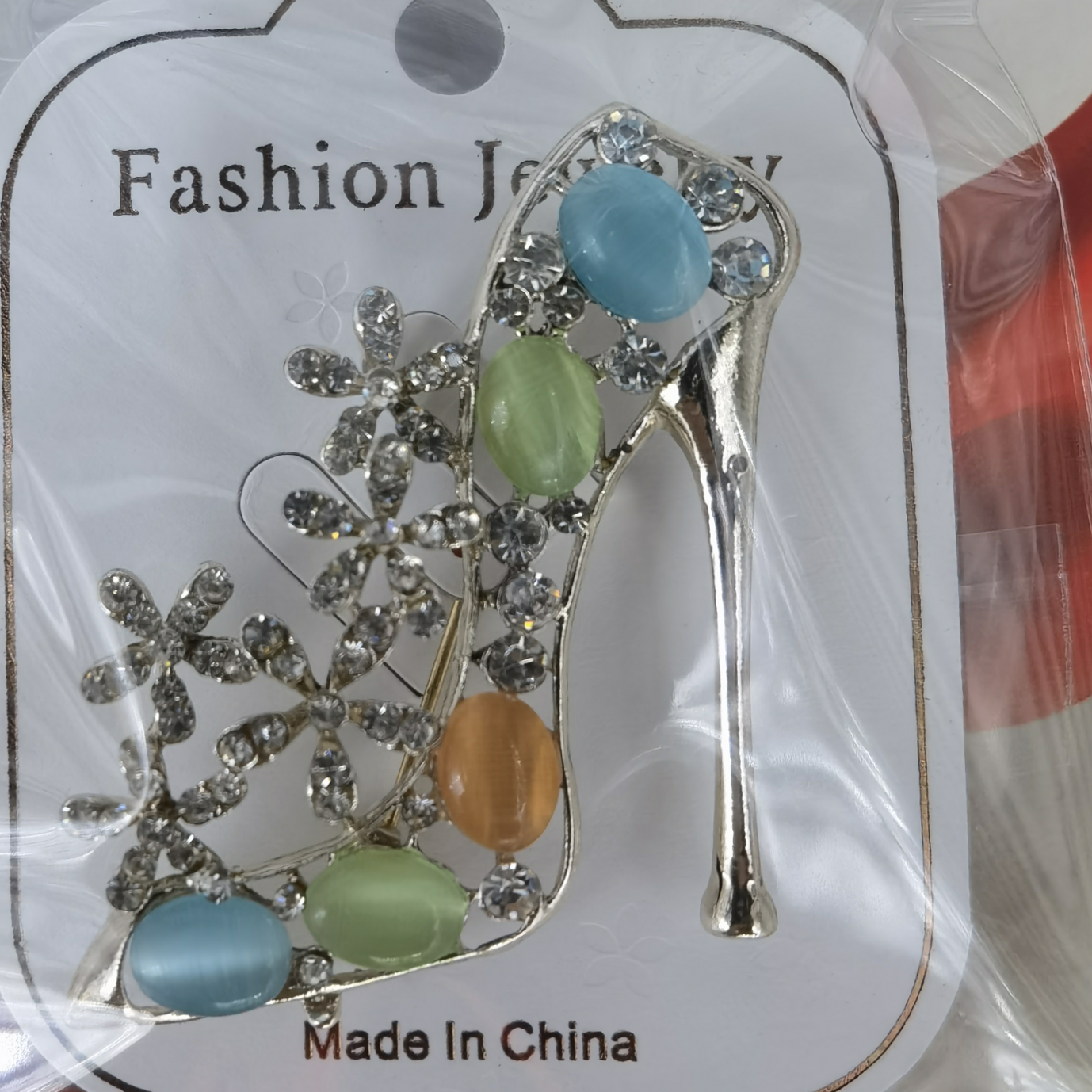 Opal high heels fashion everything brooch
