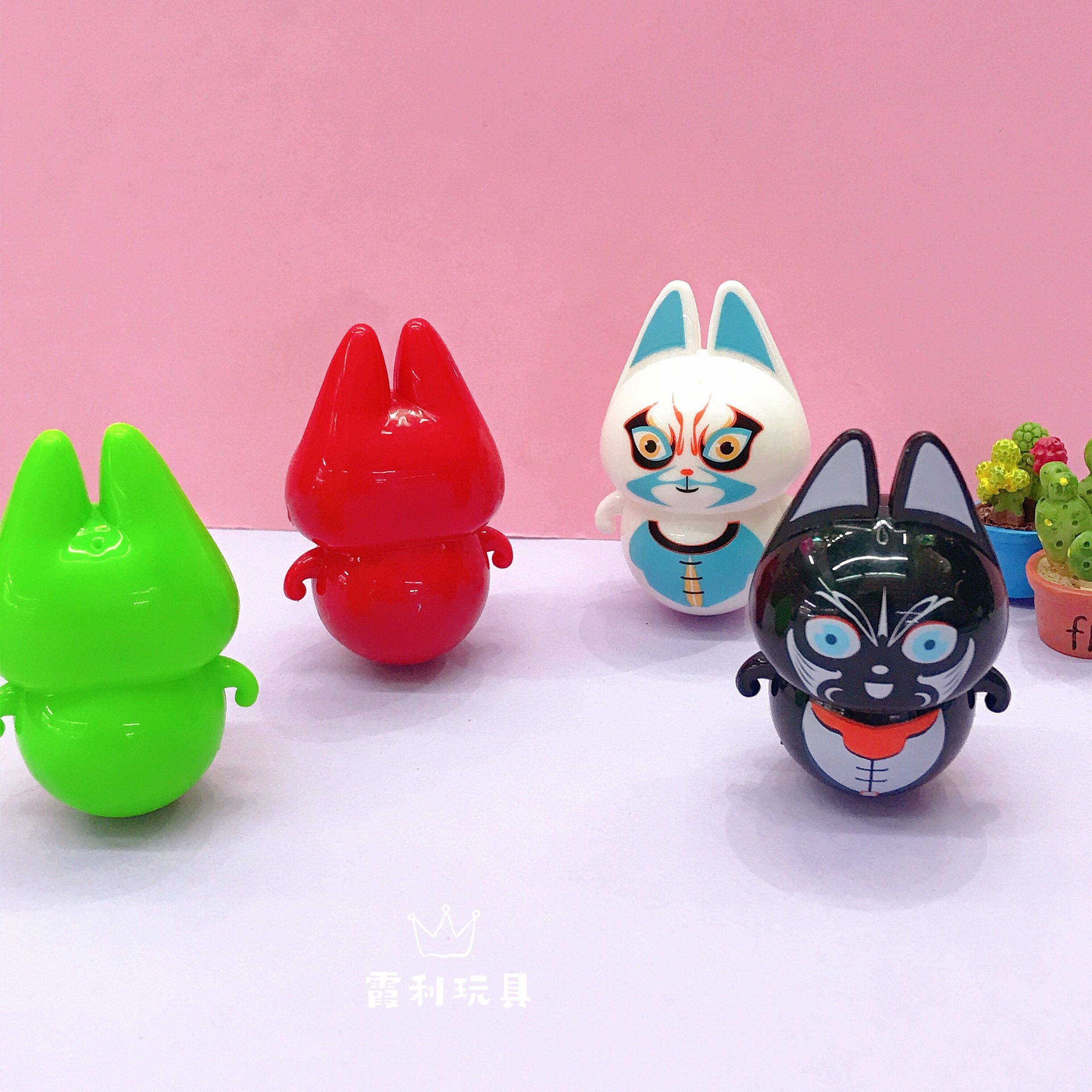 Facial mask doll, children's plastic toy, gift gacha detail image 2