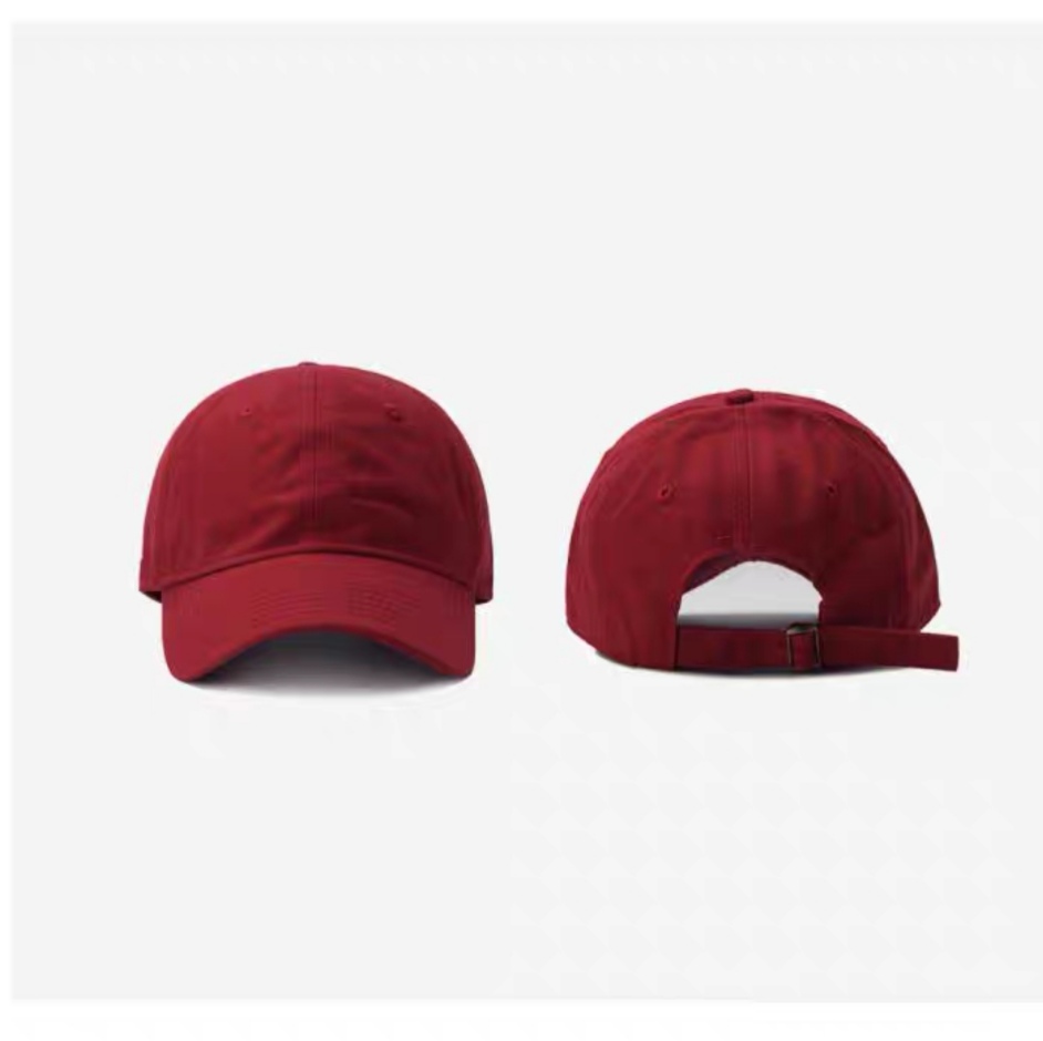 The new Khmer baseball cap is a popular, simple and versatile style. It's a Korean-style casual solid color baseball cap and a men's curved brim cap detail image 5