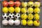 6.3pu球足球小花彩虹数字款海绵发泡弹力球玩具产品图