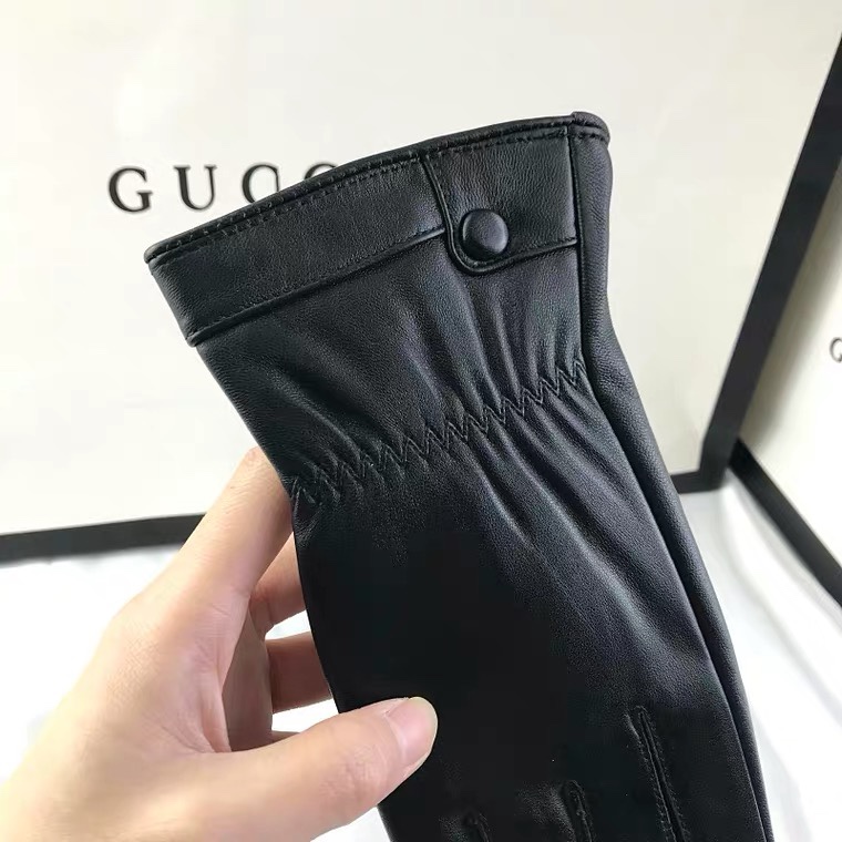 Men's leather gloves