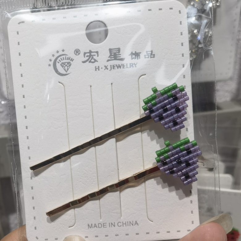 Sparkling diamond one-line hair clip, European and American fashion show, versatile, full diamond bangs clip, popular headwear, side clip hair accessory for women 116