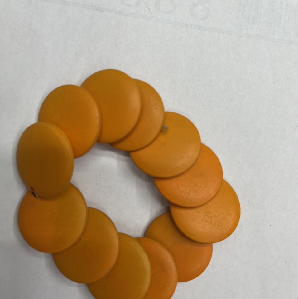 Orange bracelet