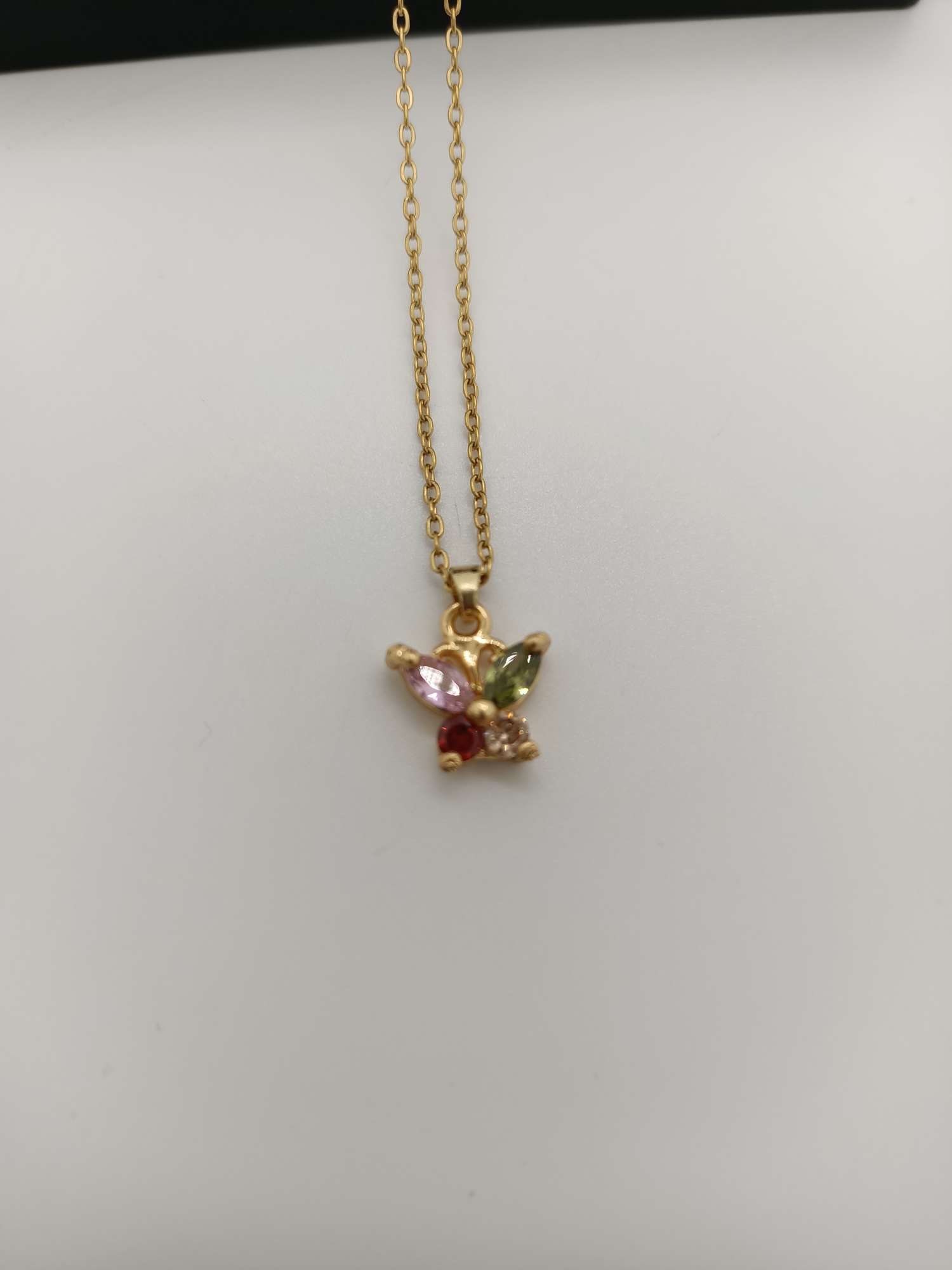 Colorful butterfly necklace Specification image